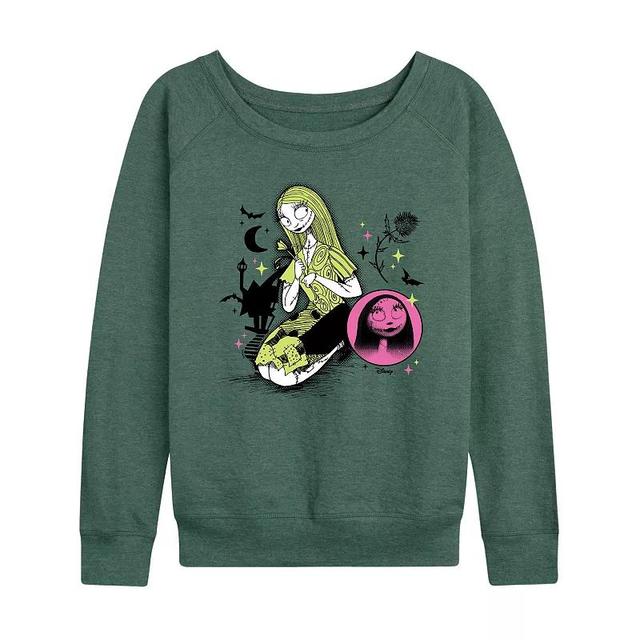 Disneys Nightmare Before Christmas Sally Womens Pullover Grey Green Product Image