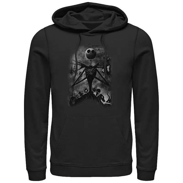 Disneys The Nightmare Before Christmas Jack Night Storm Mens Graphic Hoodie Product Image