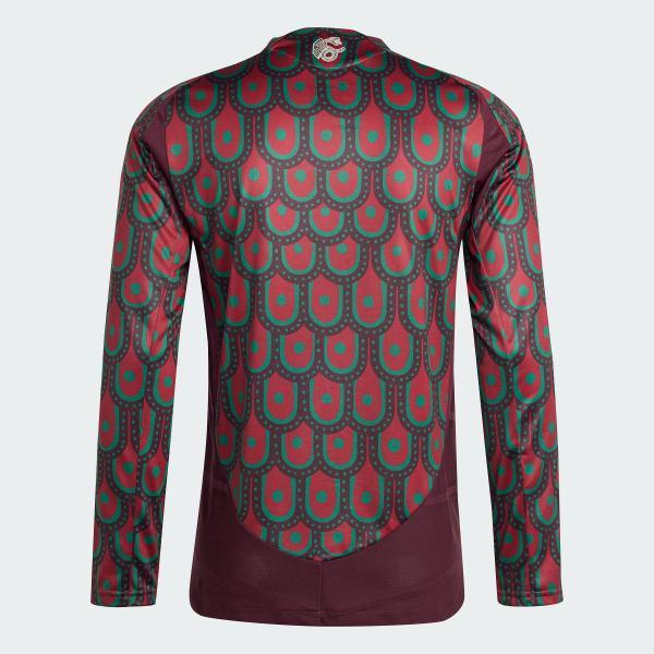 Mexico 24 Long Sleeve Home Authentic Jersey Product Image