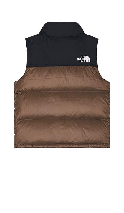 The North Face Mens 1996 Retro Nuptse Vest in Brown Product Image