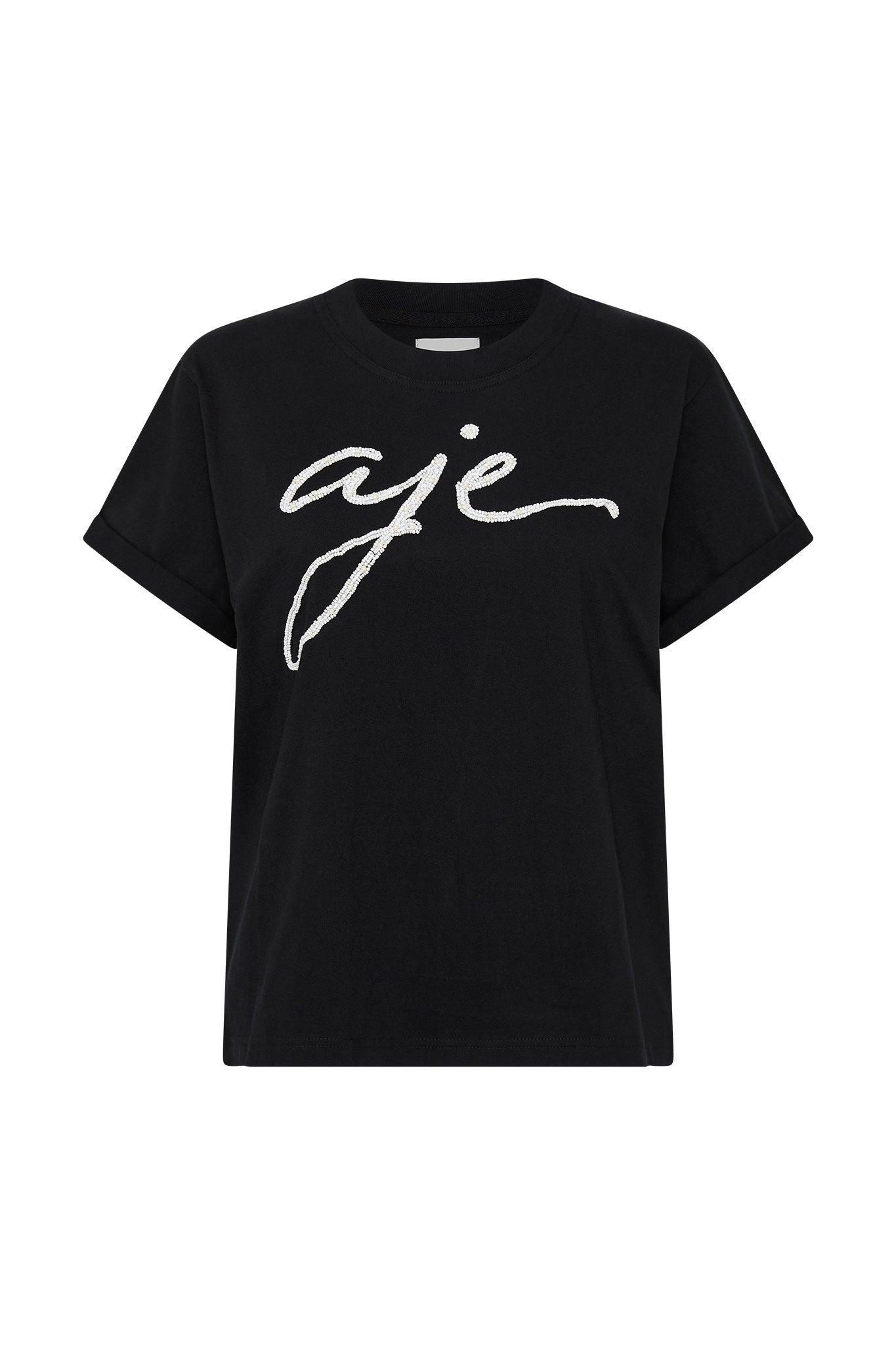 Enya Embellished Slim Tee Product Image