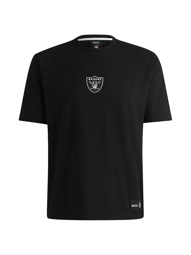 Mens BOSS x NFL Stretch Cotton T-Shirt with Special Branding Product Image