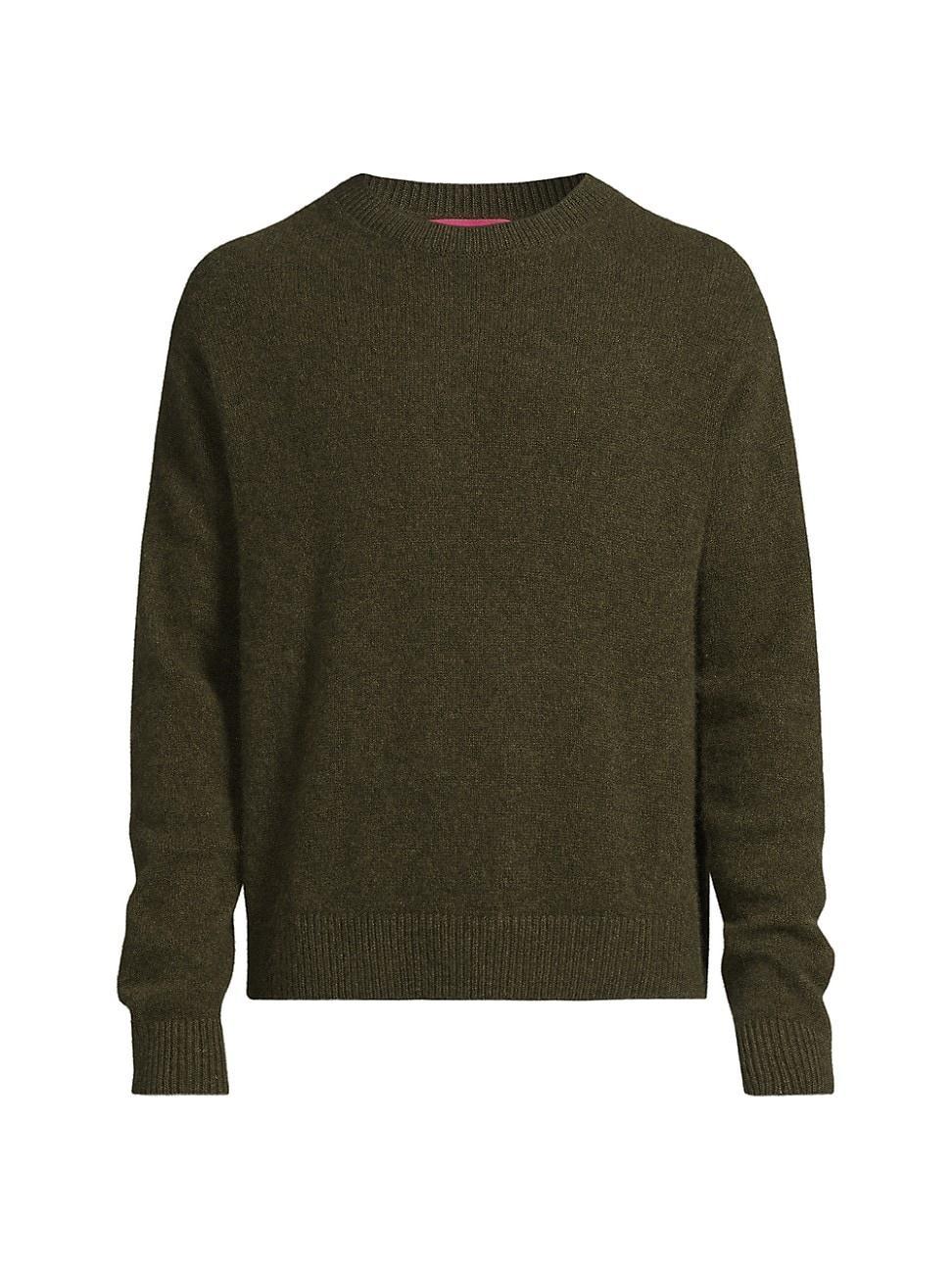 Mens Simple Cashmere Crewneck Sweater Product Image