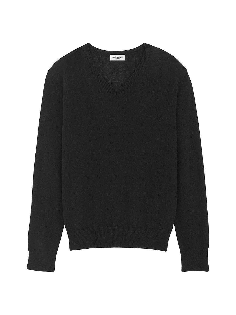 Womens V-Neck Sweater in Cashmere and Silk product image