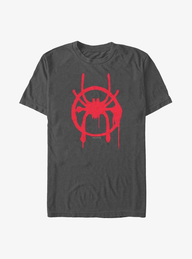 Marvel Spider-Man Spider-Verse Miles Symbol T-Shirt Product Image