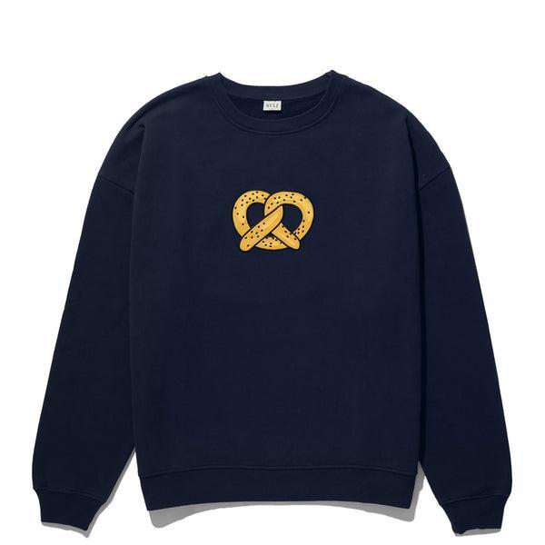 The Oversized Pretzel Sweatshirt - Navy Product Image