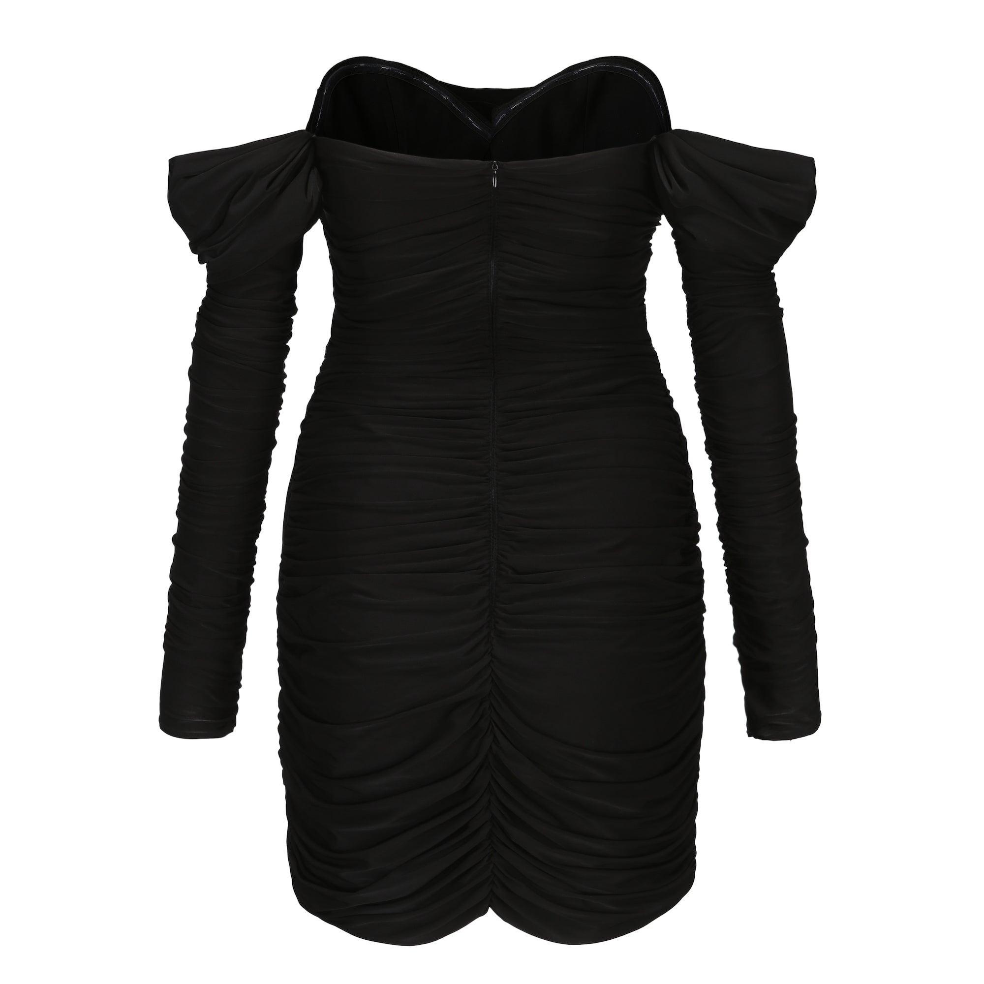 Vanessa Diamond Dress (Black) (Final Sale) Product Image