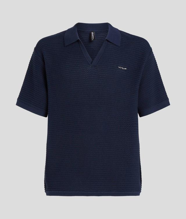 HOTEL KARL CROCHET POLO SHIRT Product Image