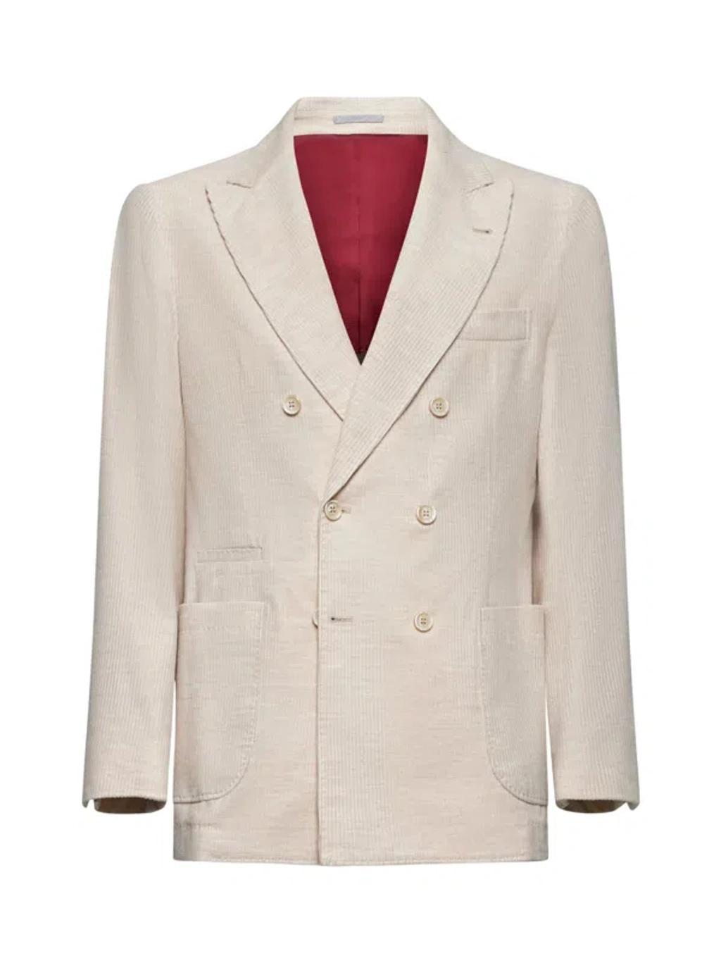 BRUNELLO CUCINELLI Blazer In Beige product image