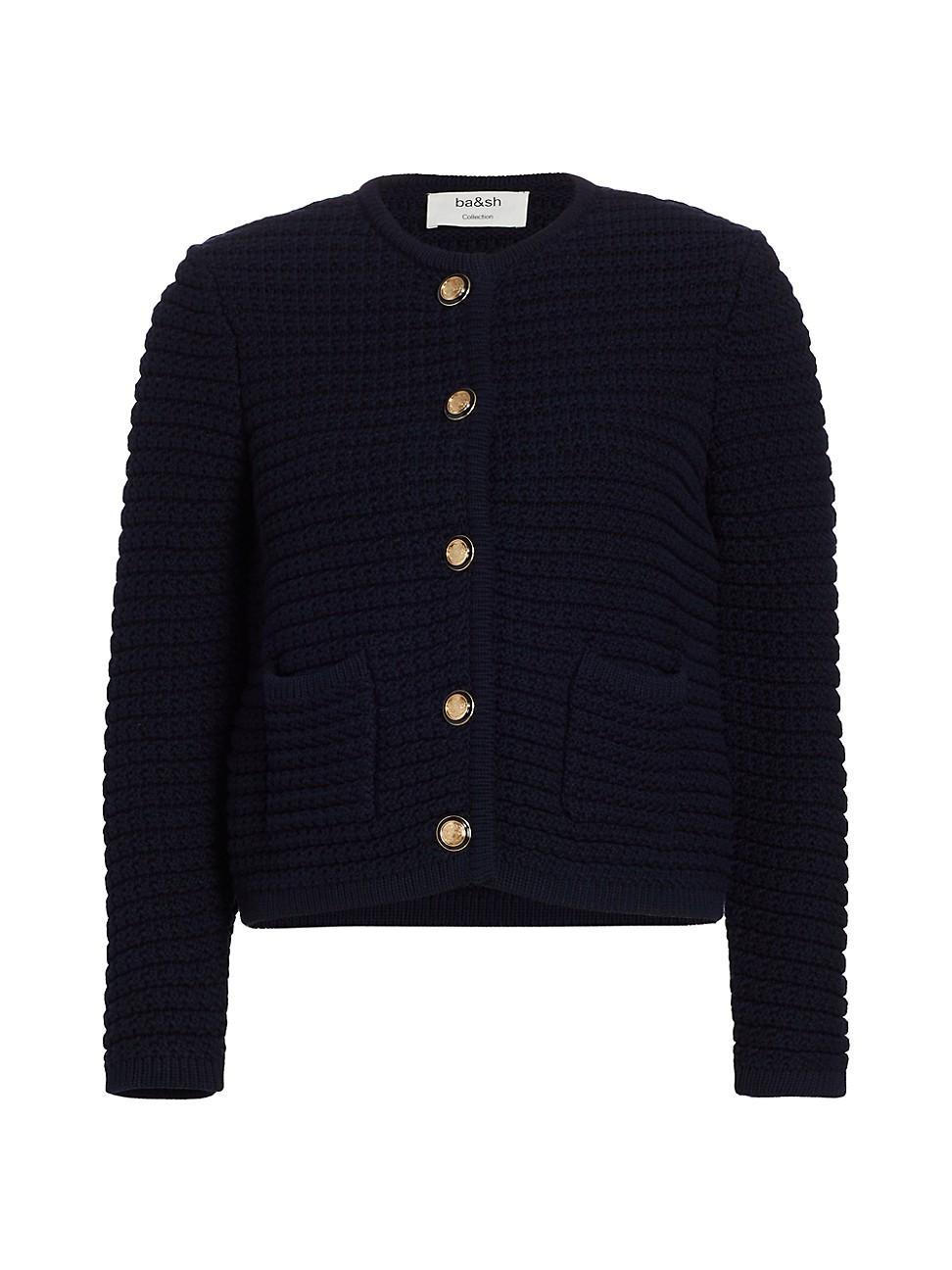 Womens Gaspard Pearl-Knitted Cardigan Product Image