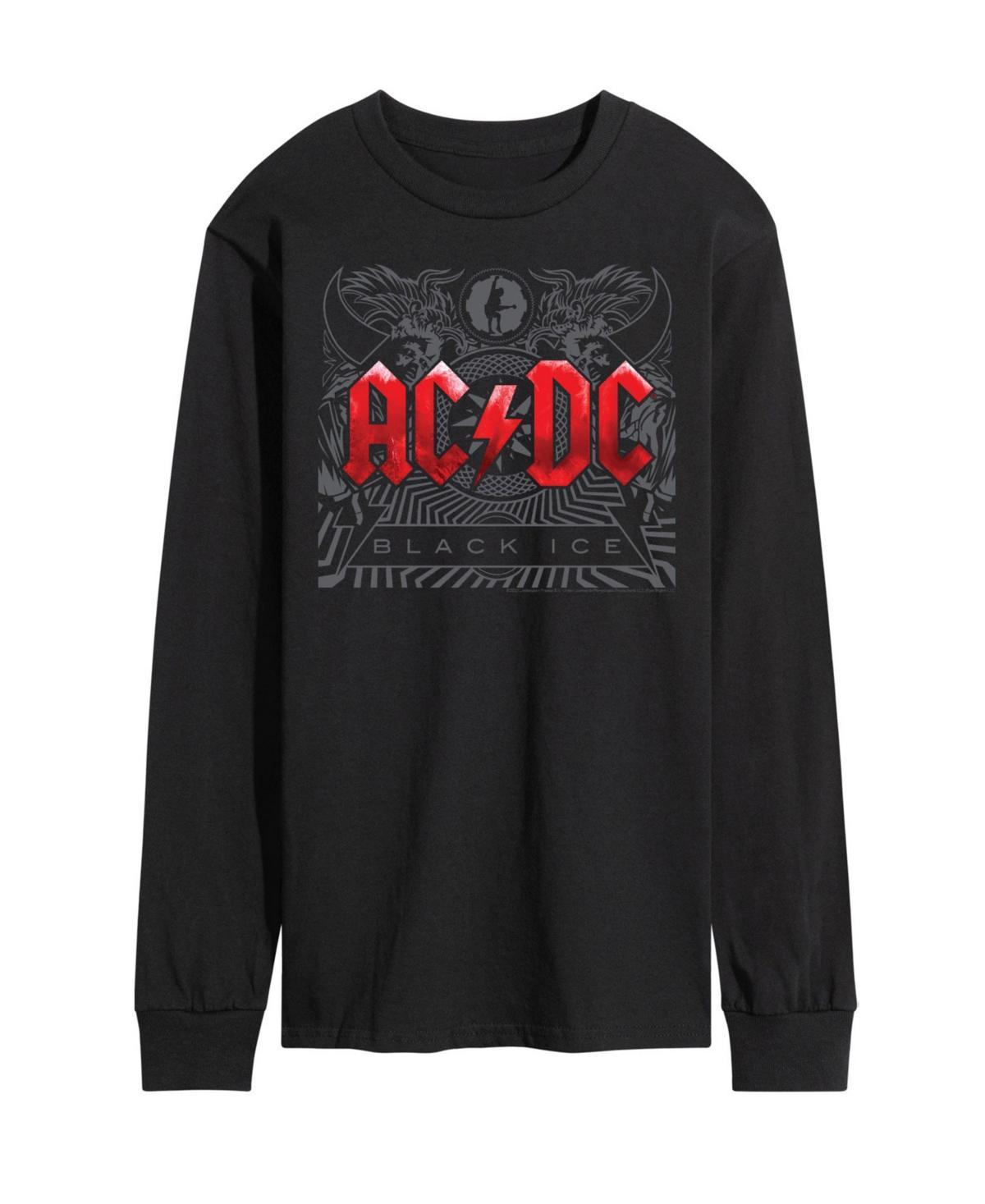 Hybrid-ACDC Mens Tee Shirts BLACK - Black AC/DC Black Ice Long-Sleeve Tee - Men Product Image