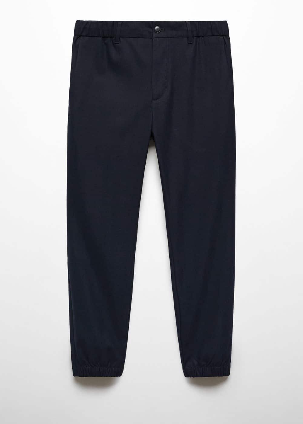 MANGO MAN - Slim-fit jogger pants with drawstring navyMen Product Image