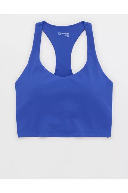 OFFLINE By Aerie Real Me Low Key Racerback Sports Bra Womens Product Image