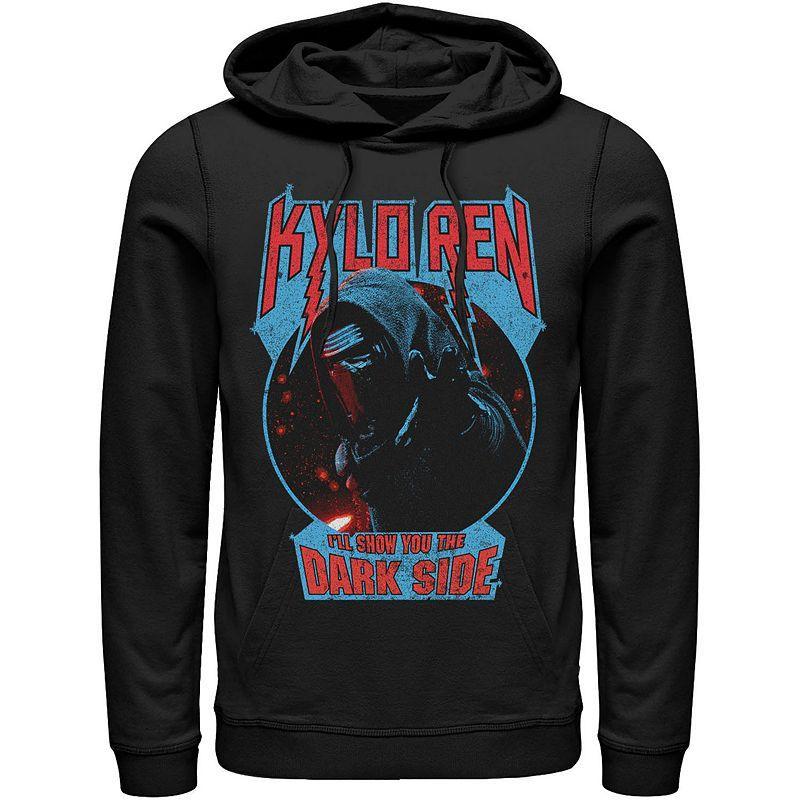 Mens Star Wars Kylo Ren Show You The Dark Side Metal Text Hoodie Product Image