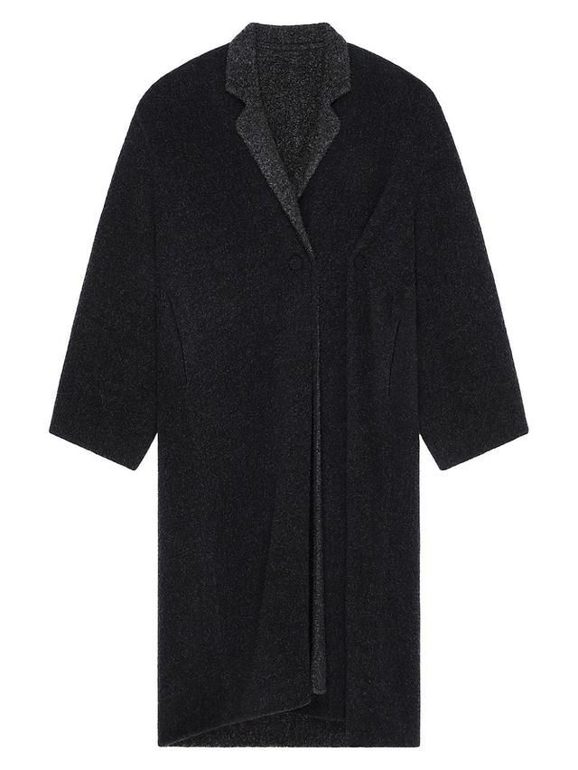 Womens Coat in Double Face Wool Alpaca Product Image