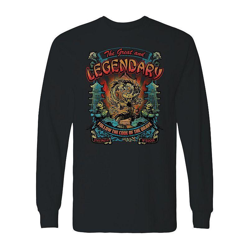 Mens Great & Legendary Graphic Tee Grey Product Image