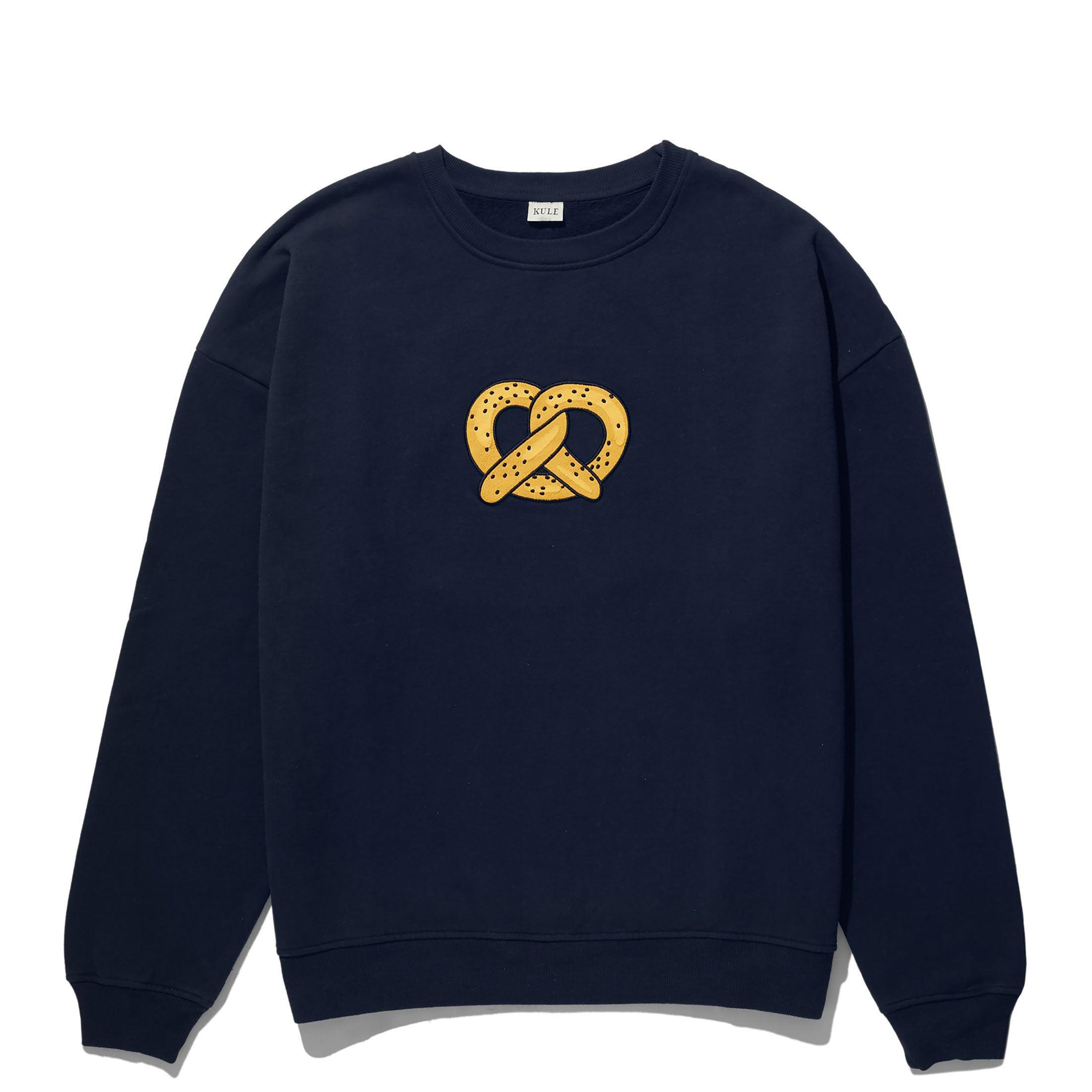 The Oversized Pretzel Sweatshirt - Navy Female Product Image