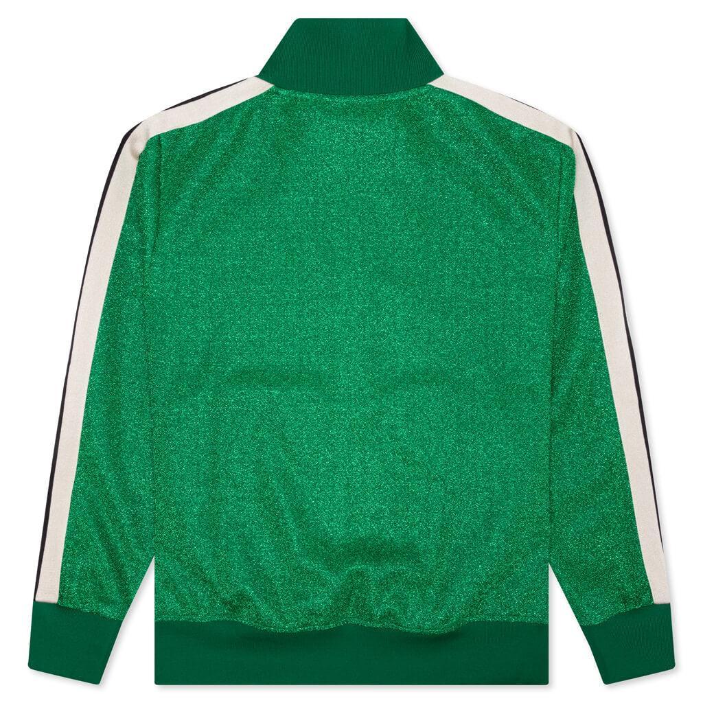 Lurex Track Jacket - Green/White Male Product Image