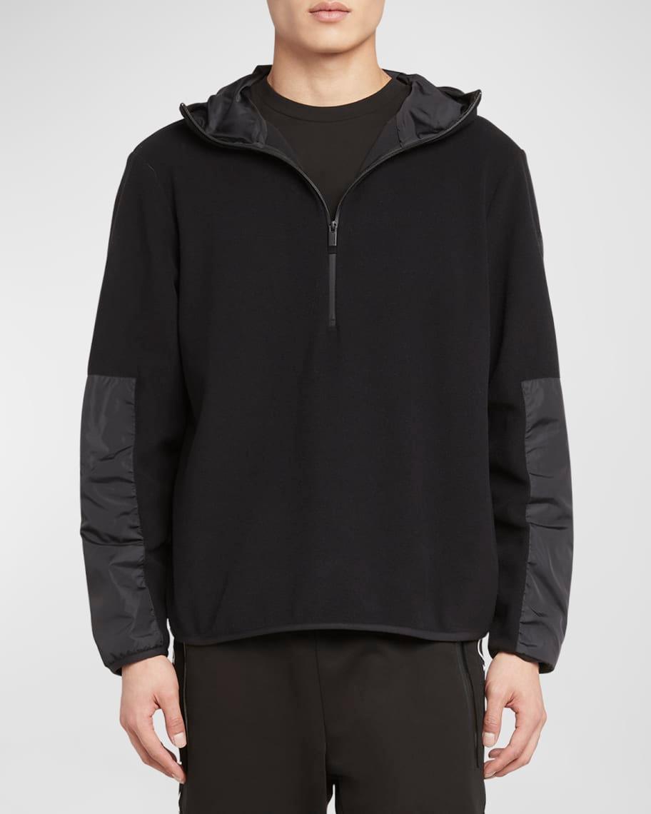 Men's Half-Zip Fleece Hoodie Product Image