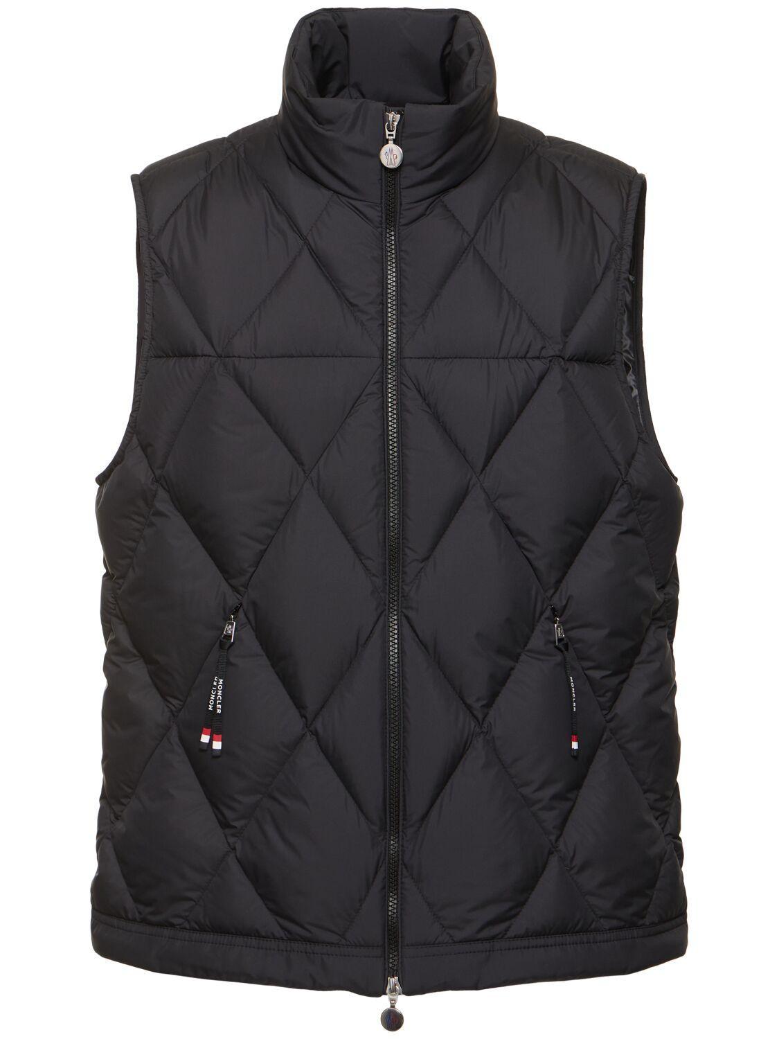 MONCLER Aroula Tech Down Vest In Black Product Image