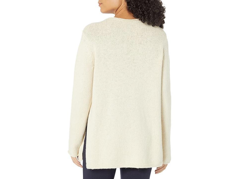 Eileen Fisher Ballet Neck Pullover (Soft ) Women's Clothing Product Image