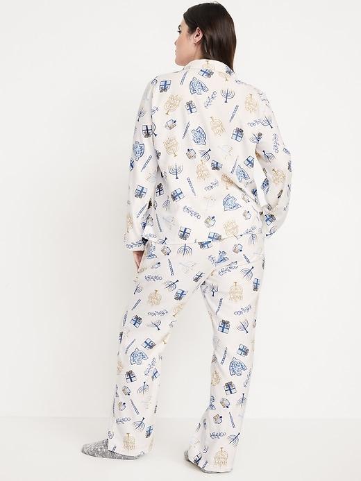 Flannel Pajama Set for Women Product Image