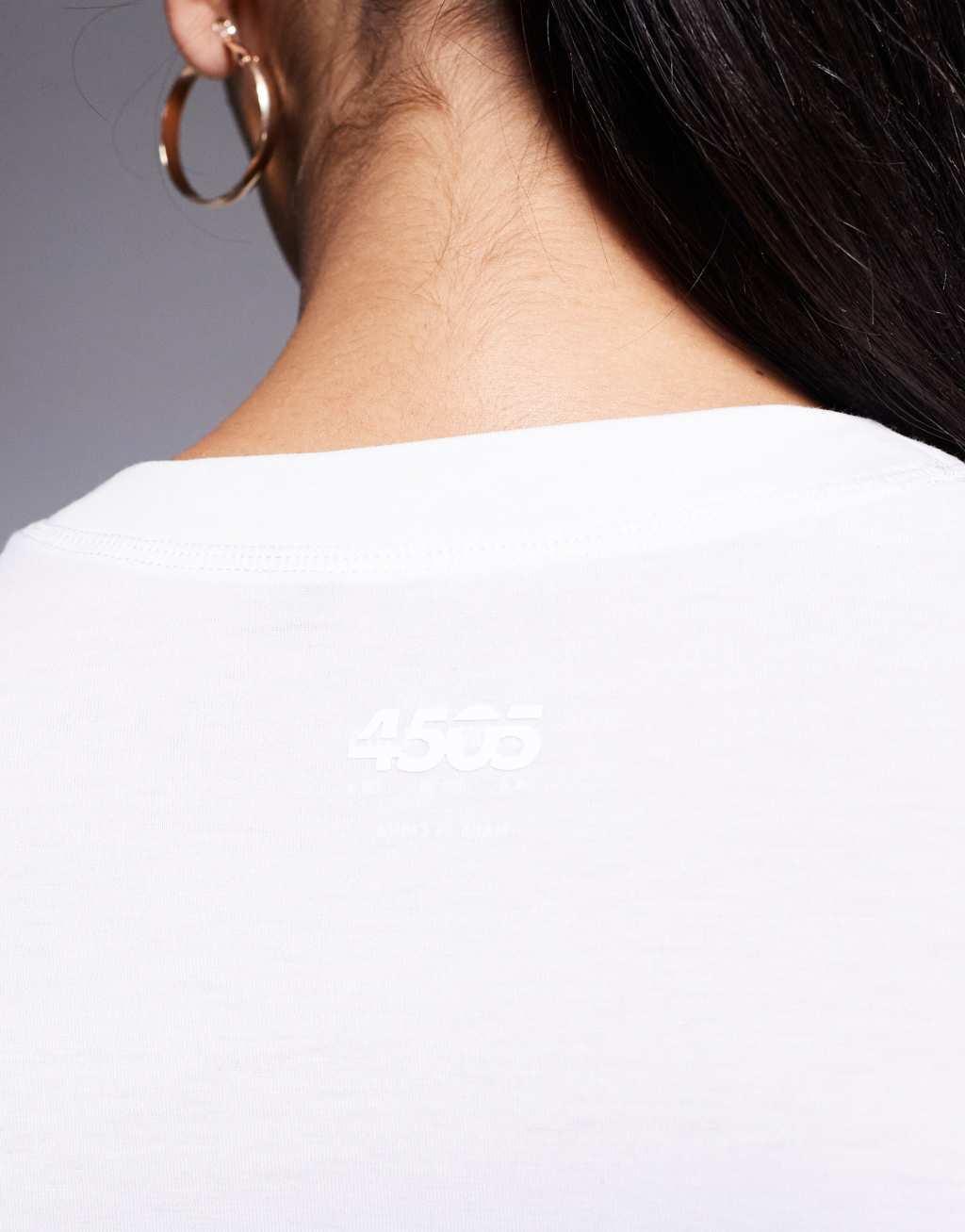 ASOS 4505 Icon quick dry performance oversized t-shirt in white Product Image