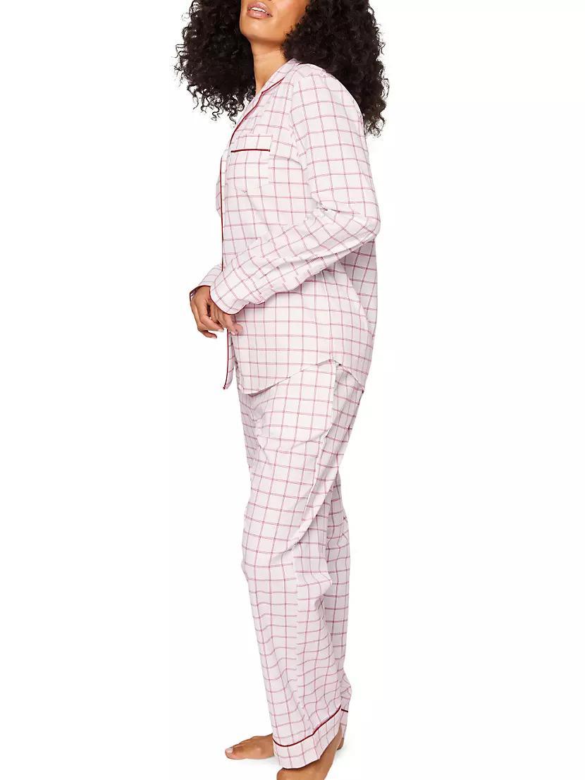 Garnet Tattersall Pajama Set Product Image