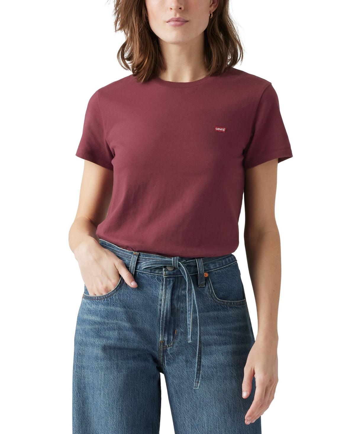 Levis Womens The Perfect Crewneck Cotton T-Shirt Product Image