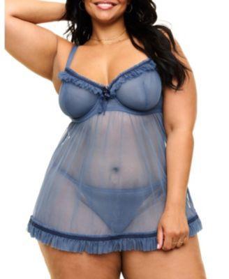 Plus Size Tayla Babydoll Lingerie Product Image