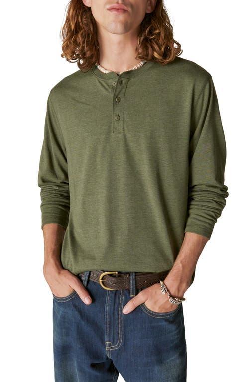 Lucky Brand Long Sleeve Henley Shirt Product Image