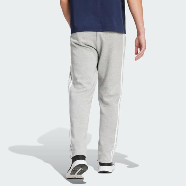 Essentials 3-Stripes Open Hem Fleece Pants Product Image