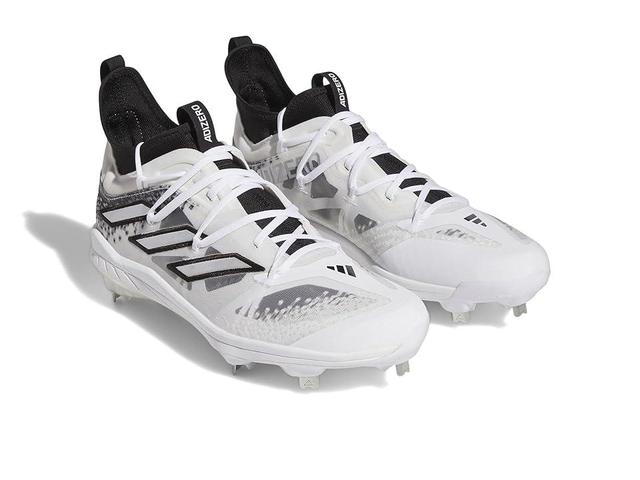 adidas adizero Afterburn 9 NMV Baseball Cleats (Core /Silver Metallic/Footwear White) Men's Shoes Product Image