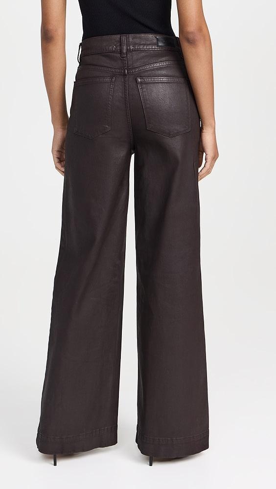 DL1961 Hepburn Wide Leg High Rise Coated Jeans | Shopbop Product Image