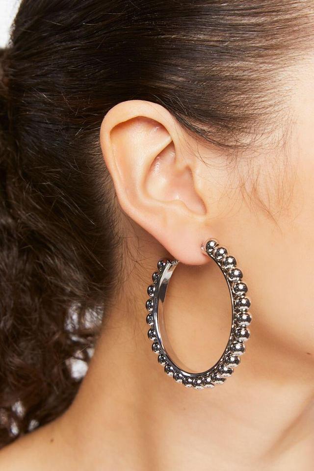 Beaded Hoop Earrings | Forever 21 Product Image