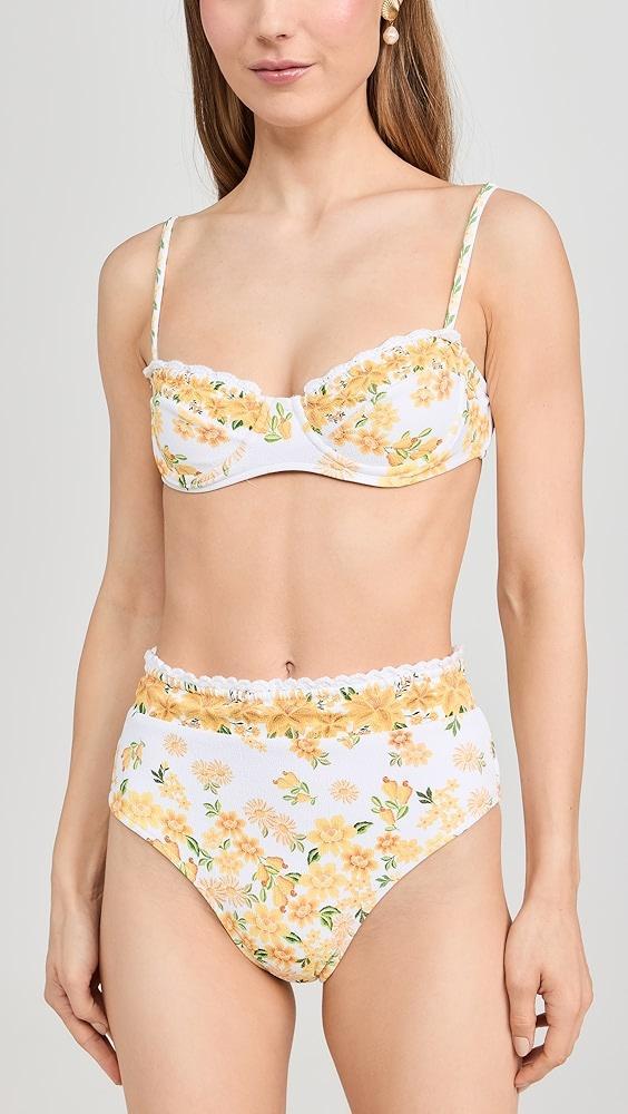 FARM Rio Azaleia High Waist Bikini Bottoms | Shopbop Product Image