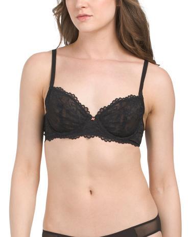 Floral Lace Unlined Bra For Women Product Image