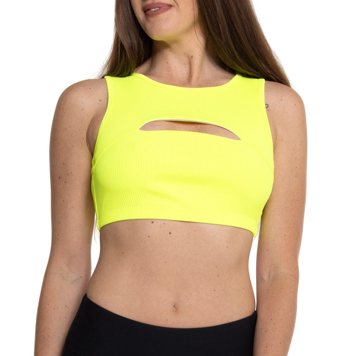 Year Of Ours Ribbed Cut Out Sports Bra - Medium Impact Product Image