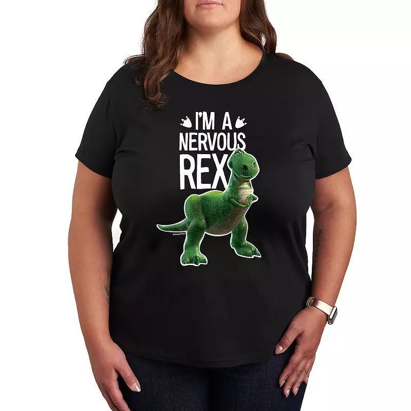 Disney / Pixars Toy Story Plus Nervous Rex Graphic Tee, Womens Product Image