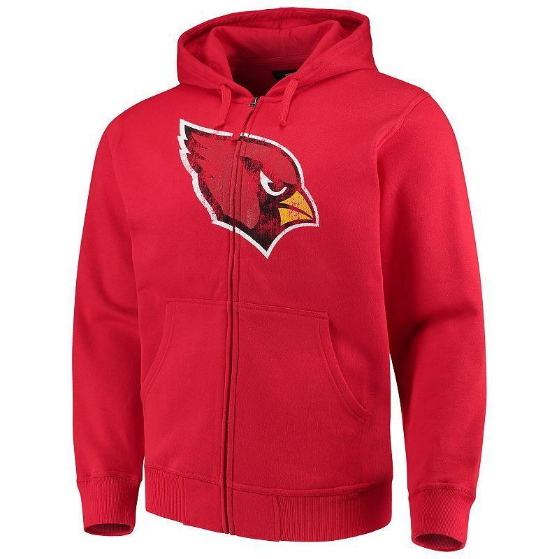 Mens G-III Sports by Carl Banks Cardinal Arizona Cardinals Primary Logo Full-Zip Hoodie Product Image