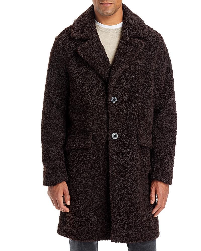 Mens Faux Shearling Topcoat Product Image