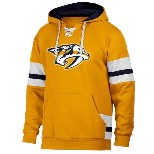 NHL Nashville Predators Mens Long Sleeve Hooded Sweatshirt with Lace Product Image