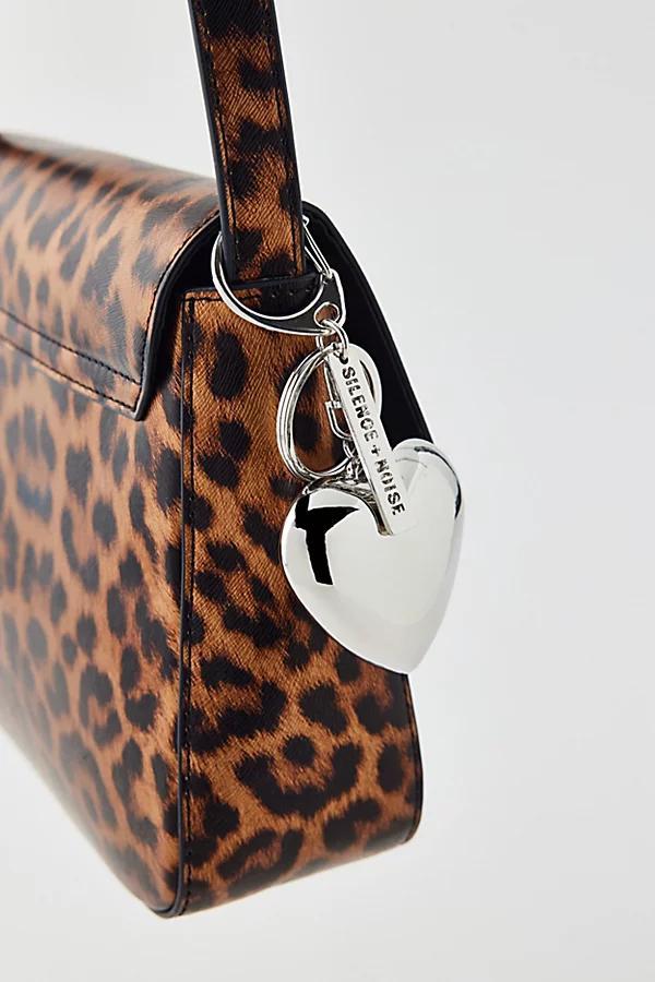 Silence + Noise Heart Charm Keychain Womens at Urban Outfitters Product Image