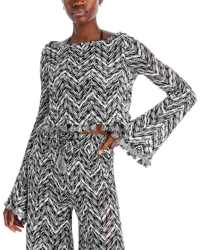 Womens Kaiya Spacedye Chevron Top Product Image