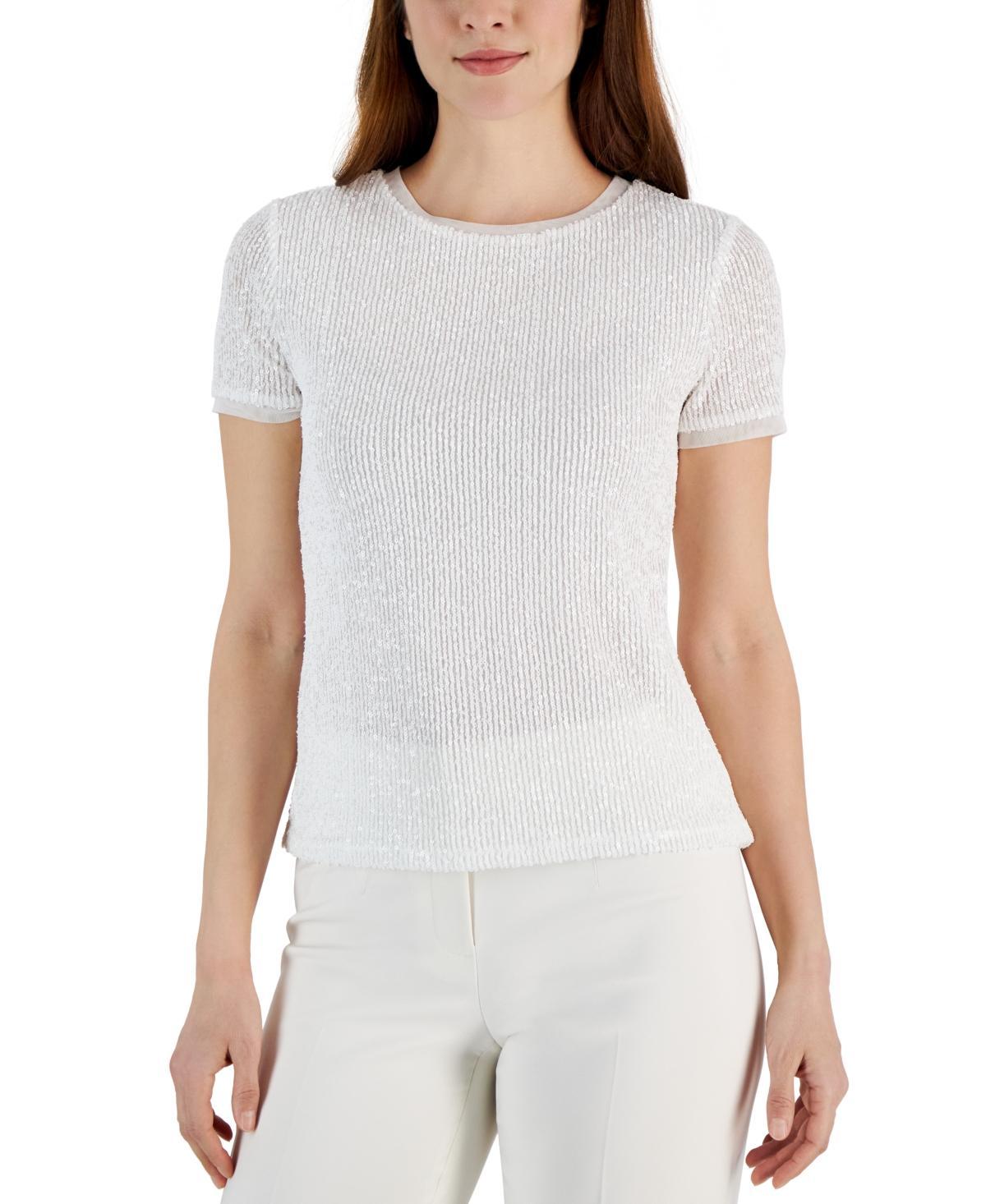 Women's Sequined T-Shirt Product Image