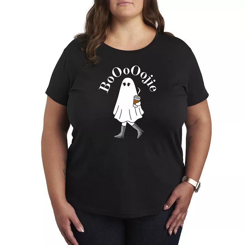 Plus Size Boojie Ghost Graphic Tee, Womens Product Image