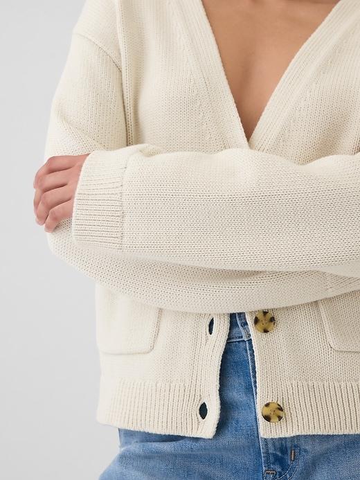 Pocket Cardigan Sweater Product Image