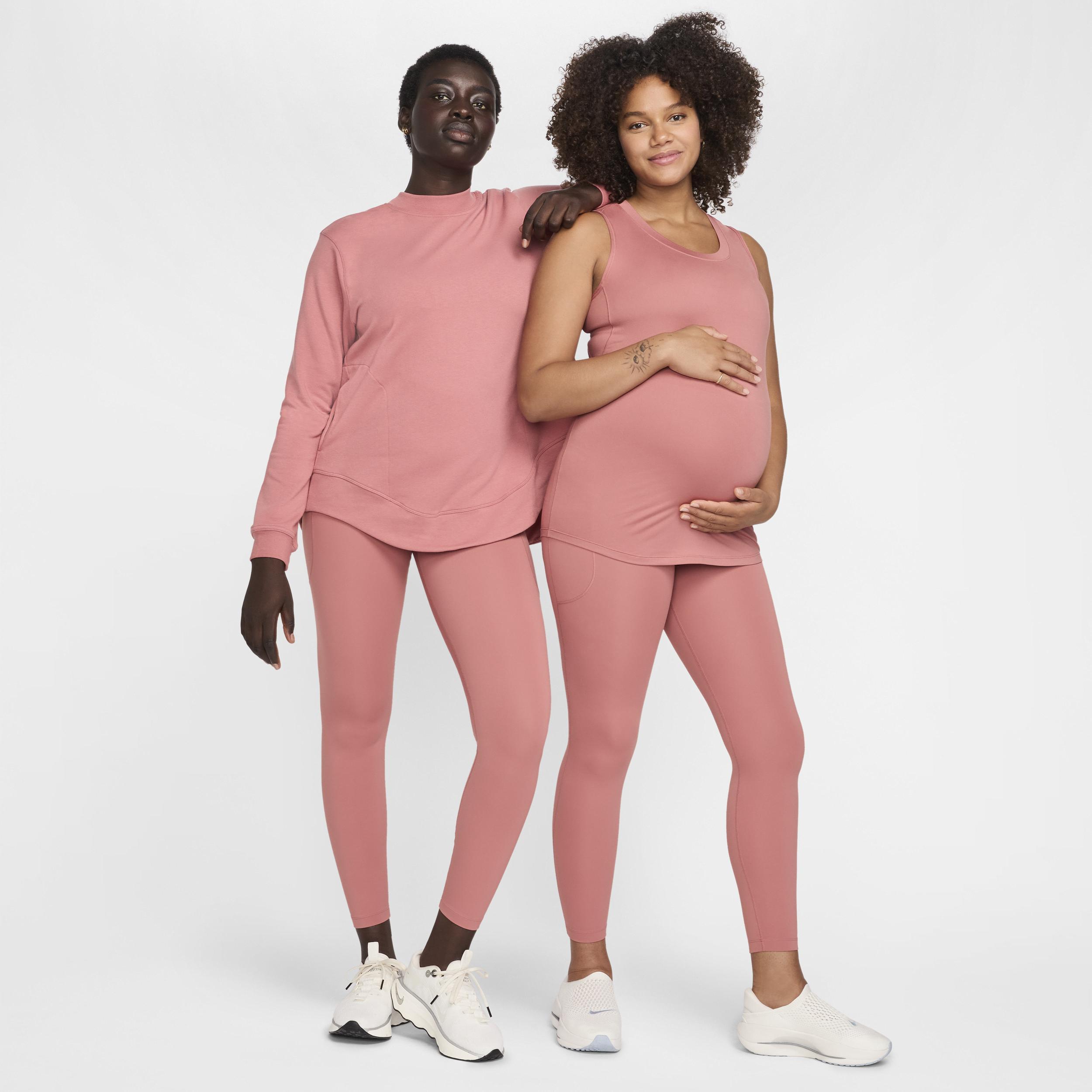 Nike Womens (M) One High-Waisted 7/8 Leggings with Pockets (Maternity) Product Image