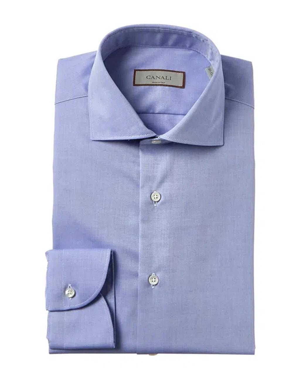 CANALI Dress Shirt In Blue Product Image