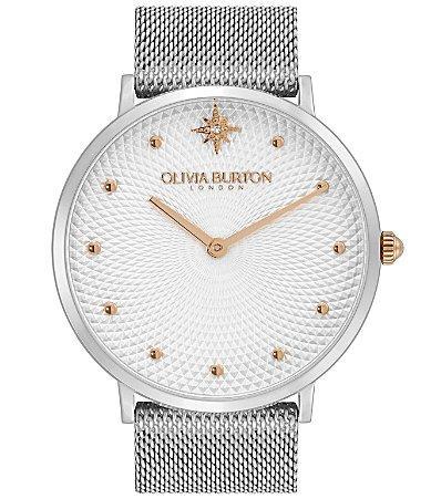 Olivia Burton Celestial Leather Strap Watch, 40mm Product Image